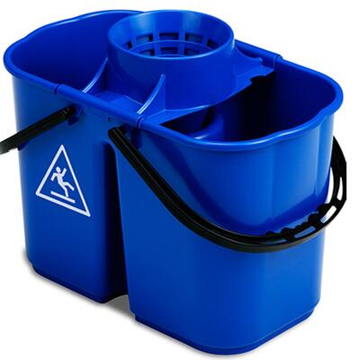 Balde 8+6L Com Espremedor Azul